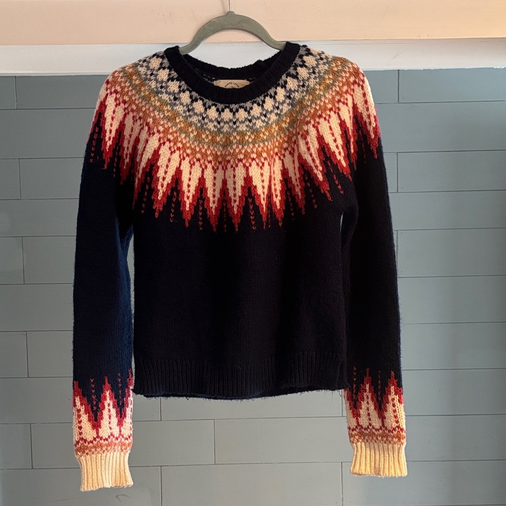 Marine Layer Multicolor Nordic Pattern Sweater - image 1